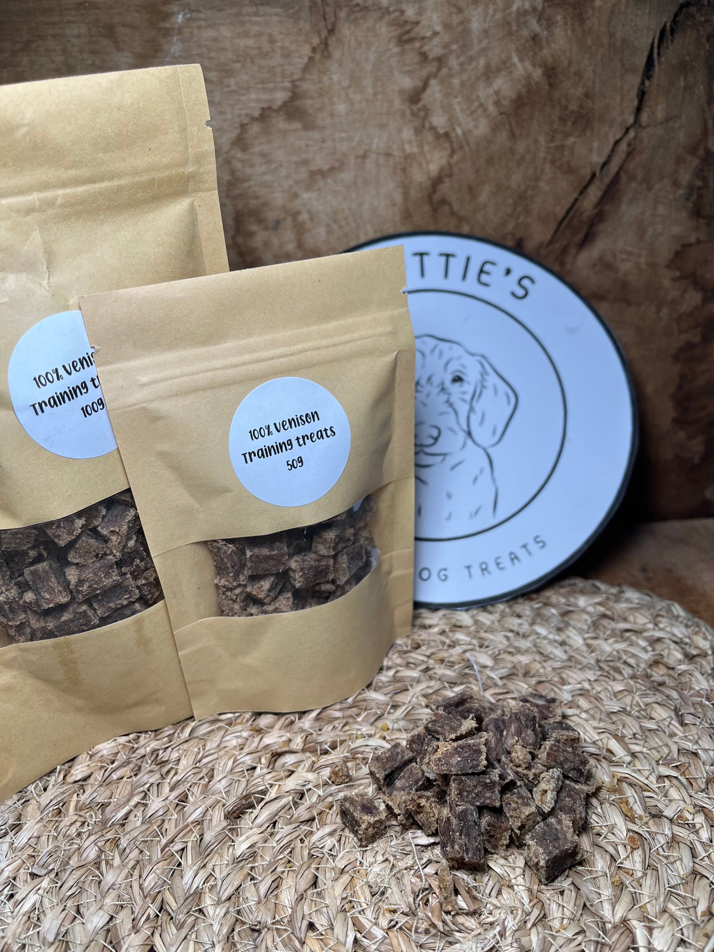 100% Venison training treats